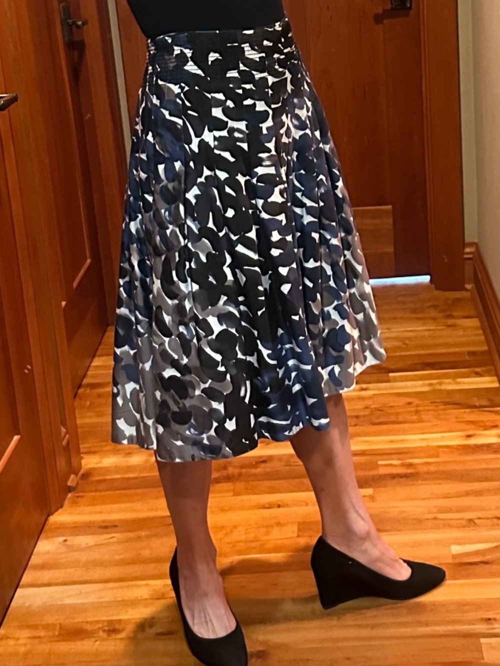 Maeve (Anthropologie) Blue & White Skirt Size 8